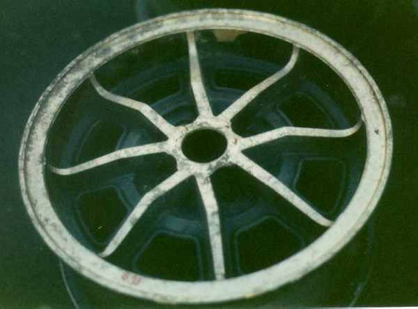 Al's wheel before